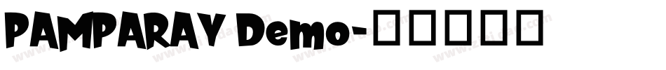 PAMPARAY Demo字体转换